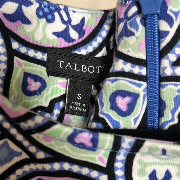 Talbots Multicolor Patterned Dress - Picture 2 of 8